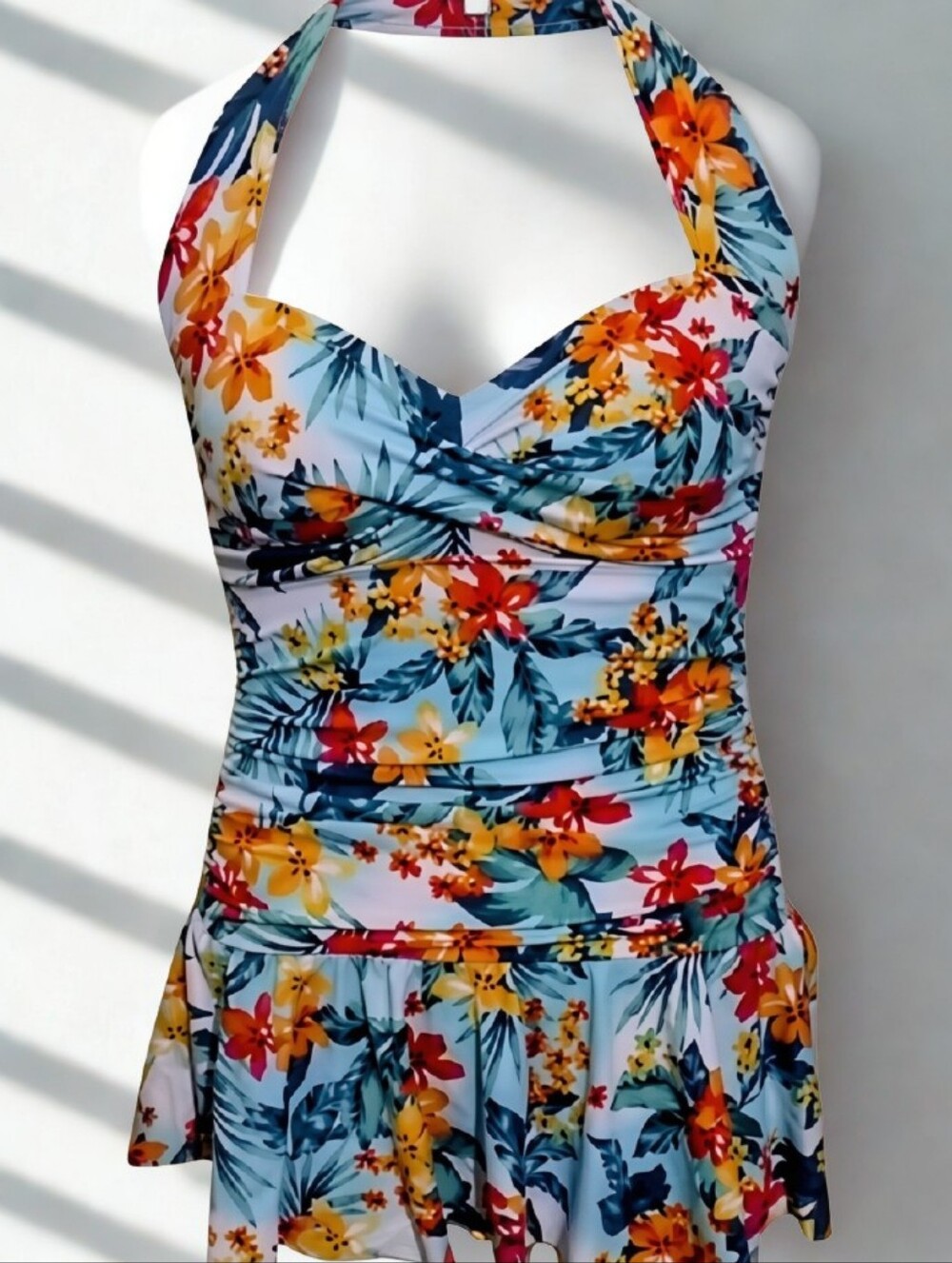 Floral Suddenly Slim by Catalina Swim Suit Sz M